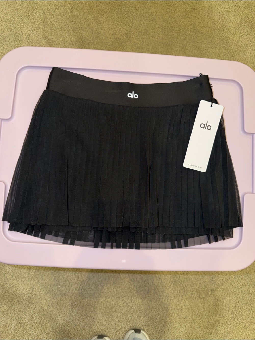 NWT Alo Baseline Mesh Tennis Skirt